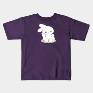 Cute Bunny Gets Bored Kids T-Shirt